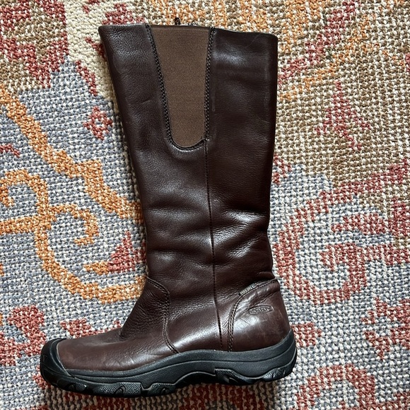 Keen Silverton Java Ladies Brown Boots Size 7 - Picture 7 of 13